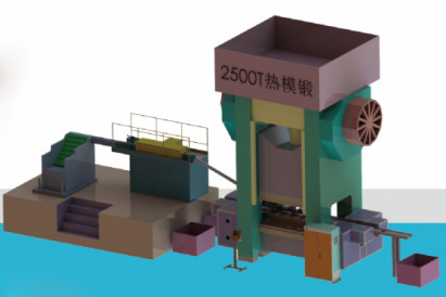 熱模鍛壓力機(jī)與步進(jìn)梁鍛造機(jī)械手完美搭配，實(shí)